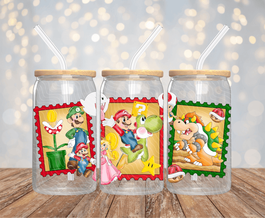 Mario - 16OZ UV DTF Wrap