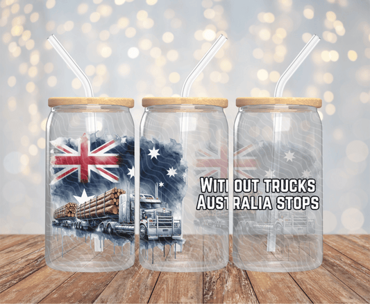 Without Trucks Australia Stops - 16OZ UV DTF Wrap