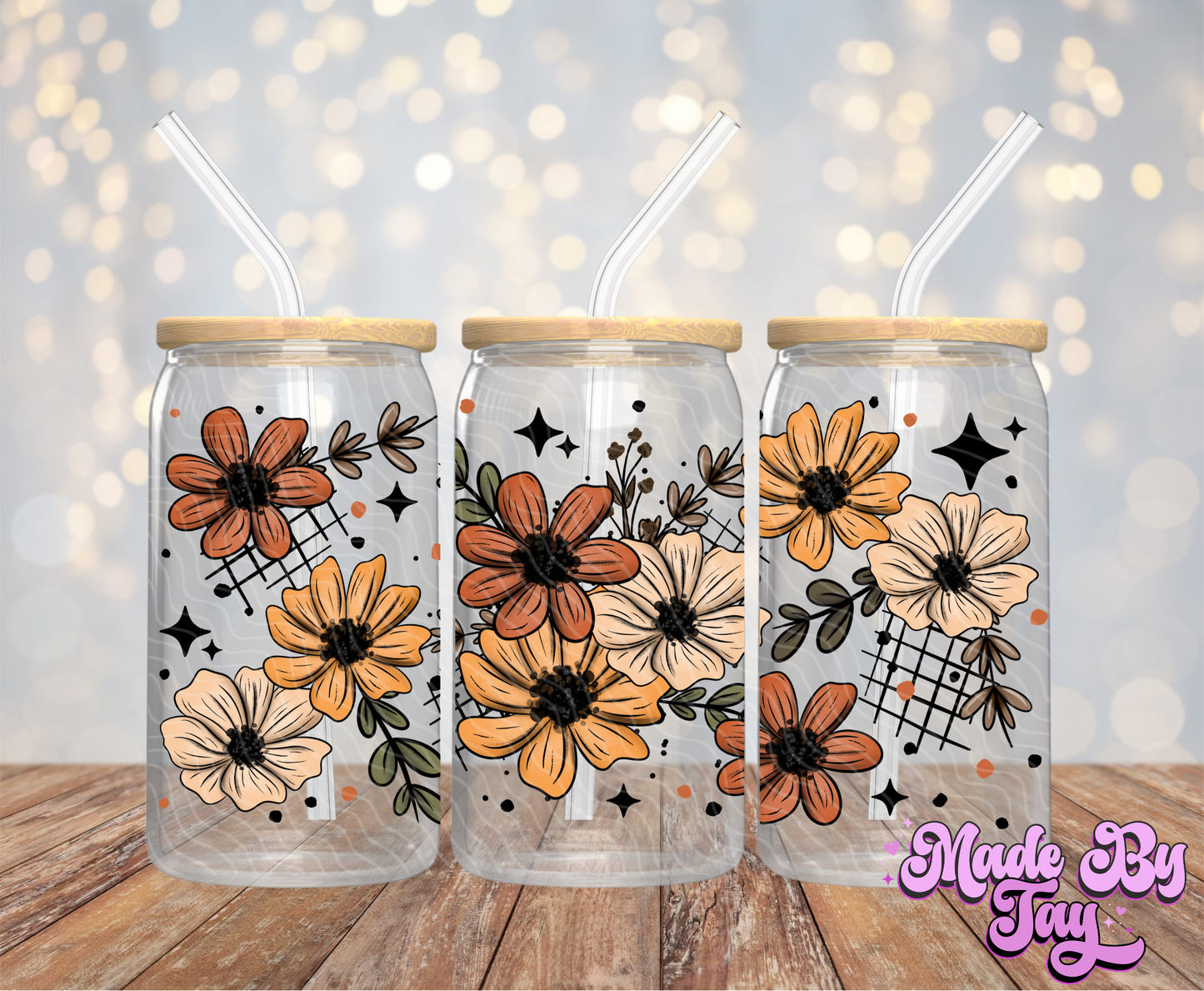 Florals - 16OZ UV DTF Wrap