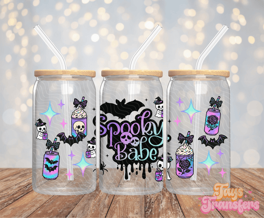 Spooky Babe - 16OZ UV DTF Wrap