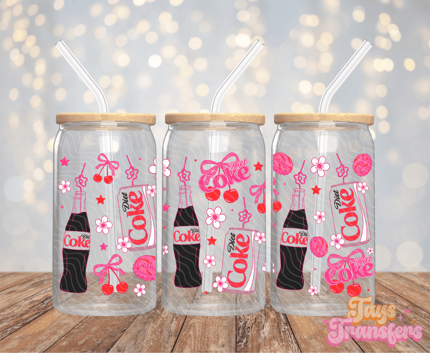 Diet Drink - 16OZ UV DTF Wrap
