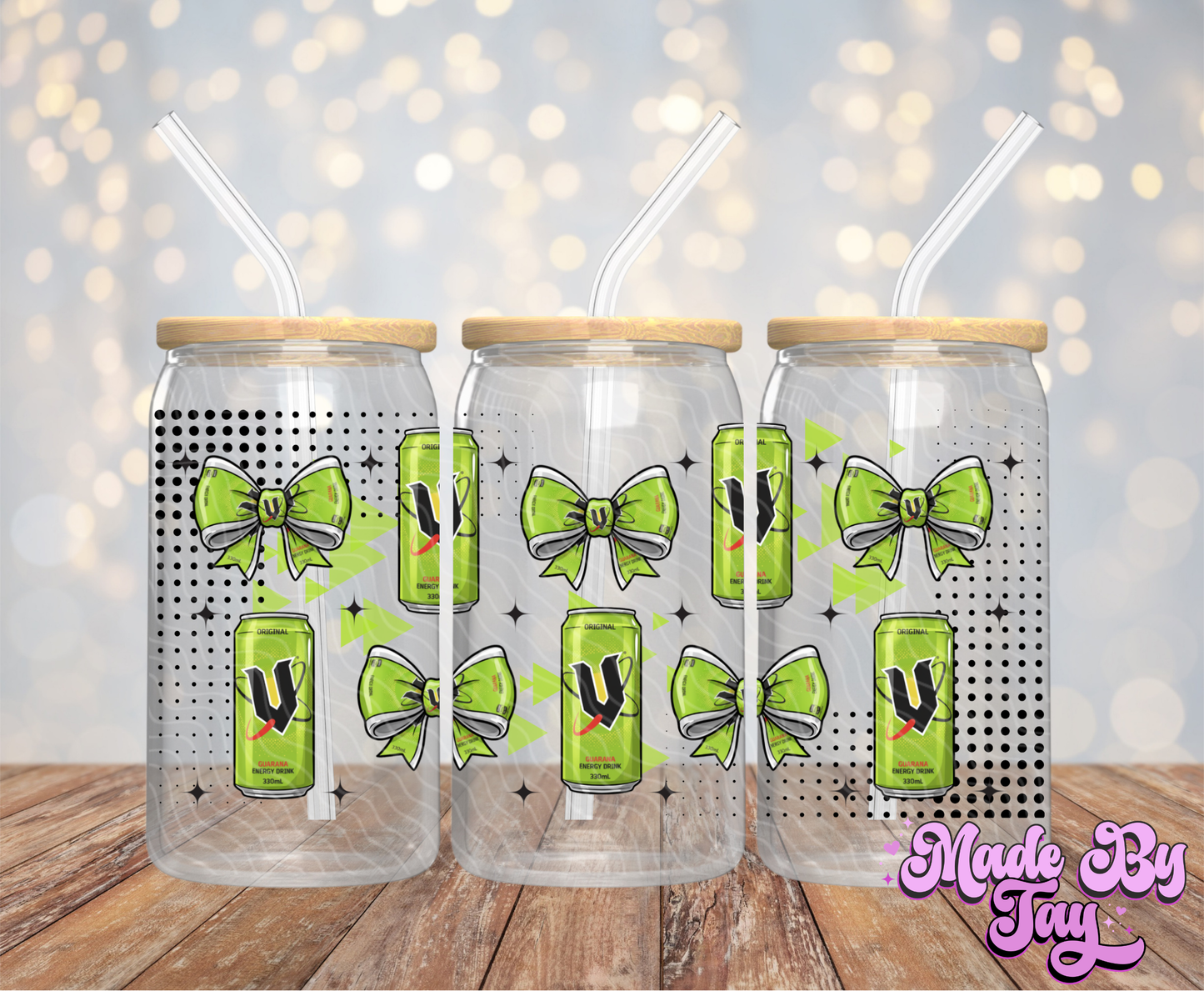 Energy Drink - 16OZ UV DTF Wrap