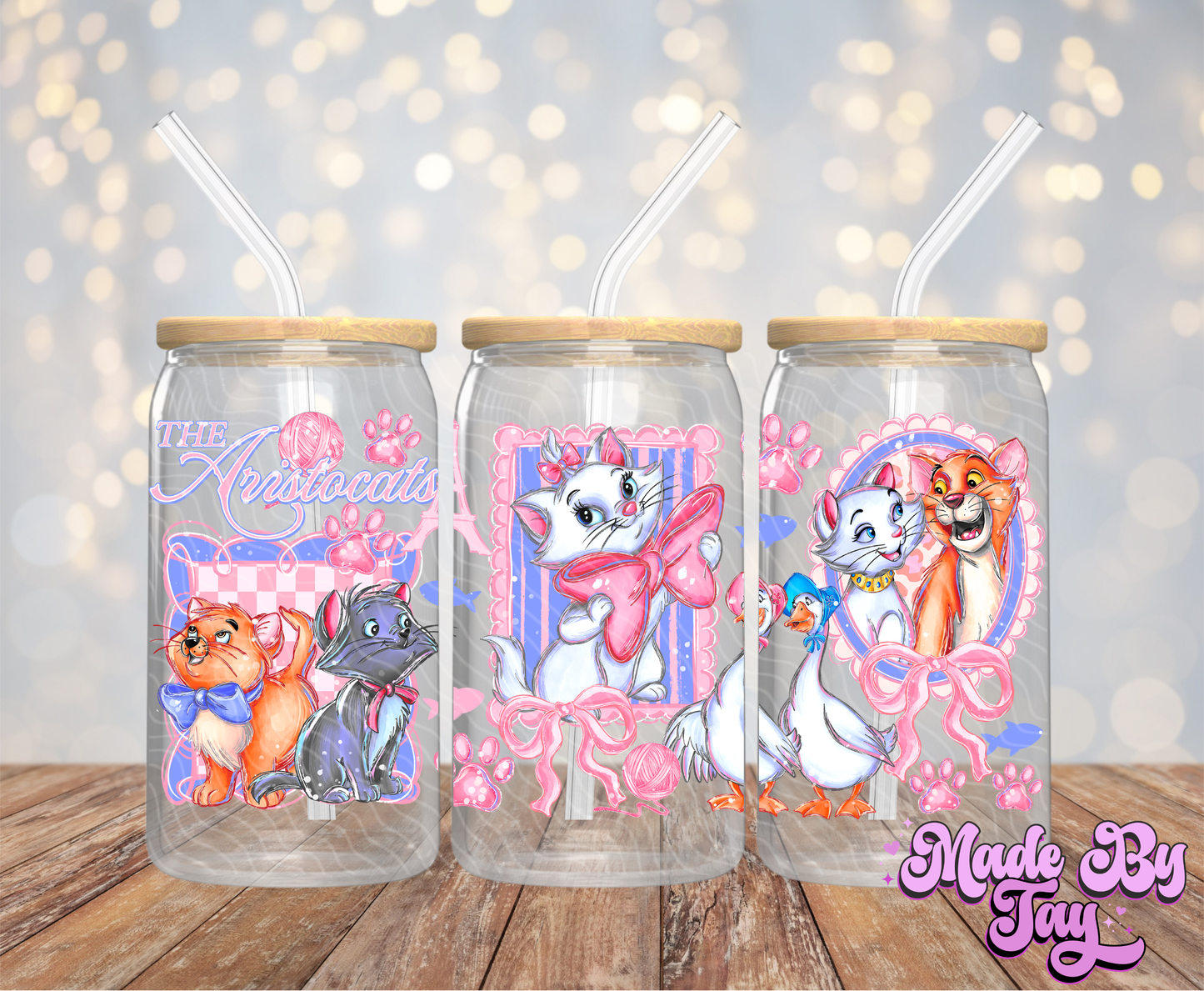 The Arist_cats - 16OZ UV DTF Wrap