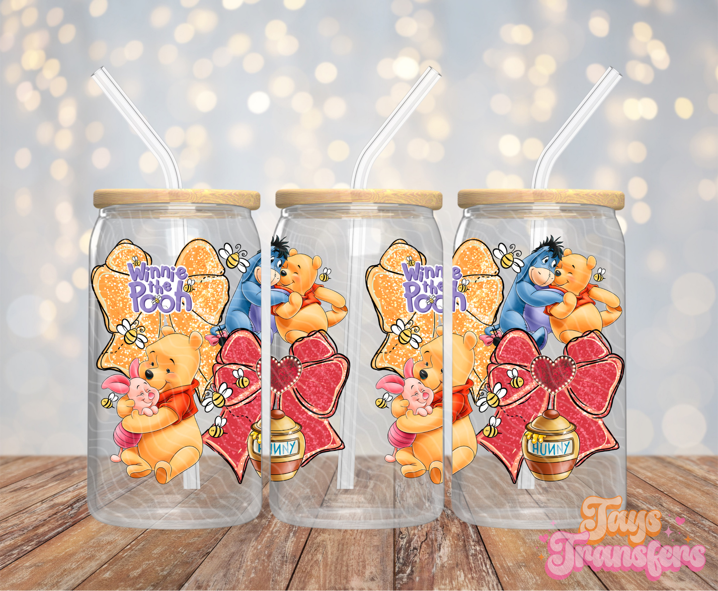 Bear & Friends - 16OZ UV DTF Wrap