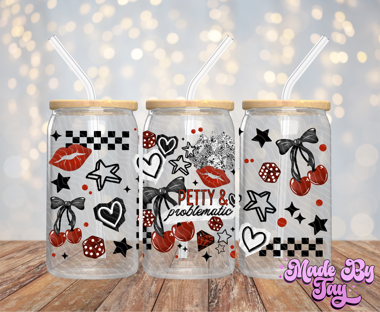 Petty & Problematic - 16OZ UV DTF Wrap