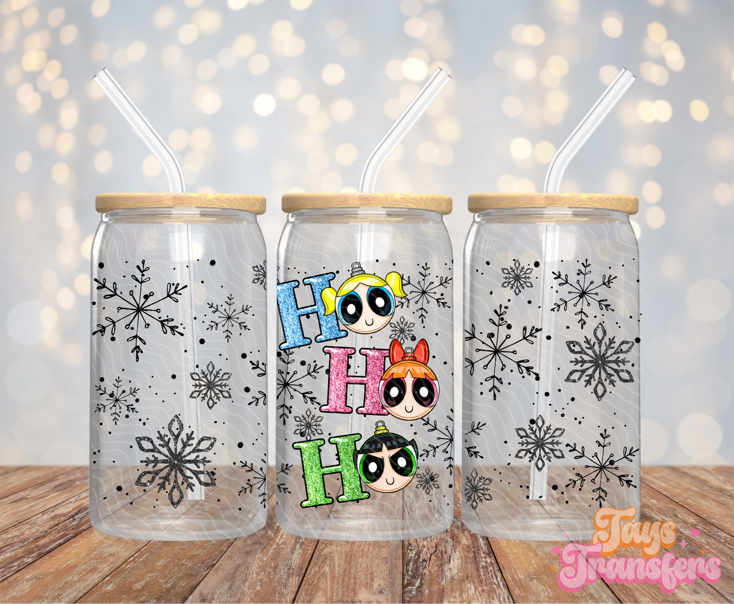 Puff Ho Ho Ho - 16OZ UV DTF Wrap