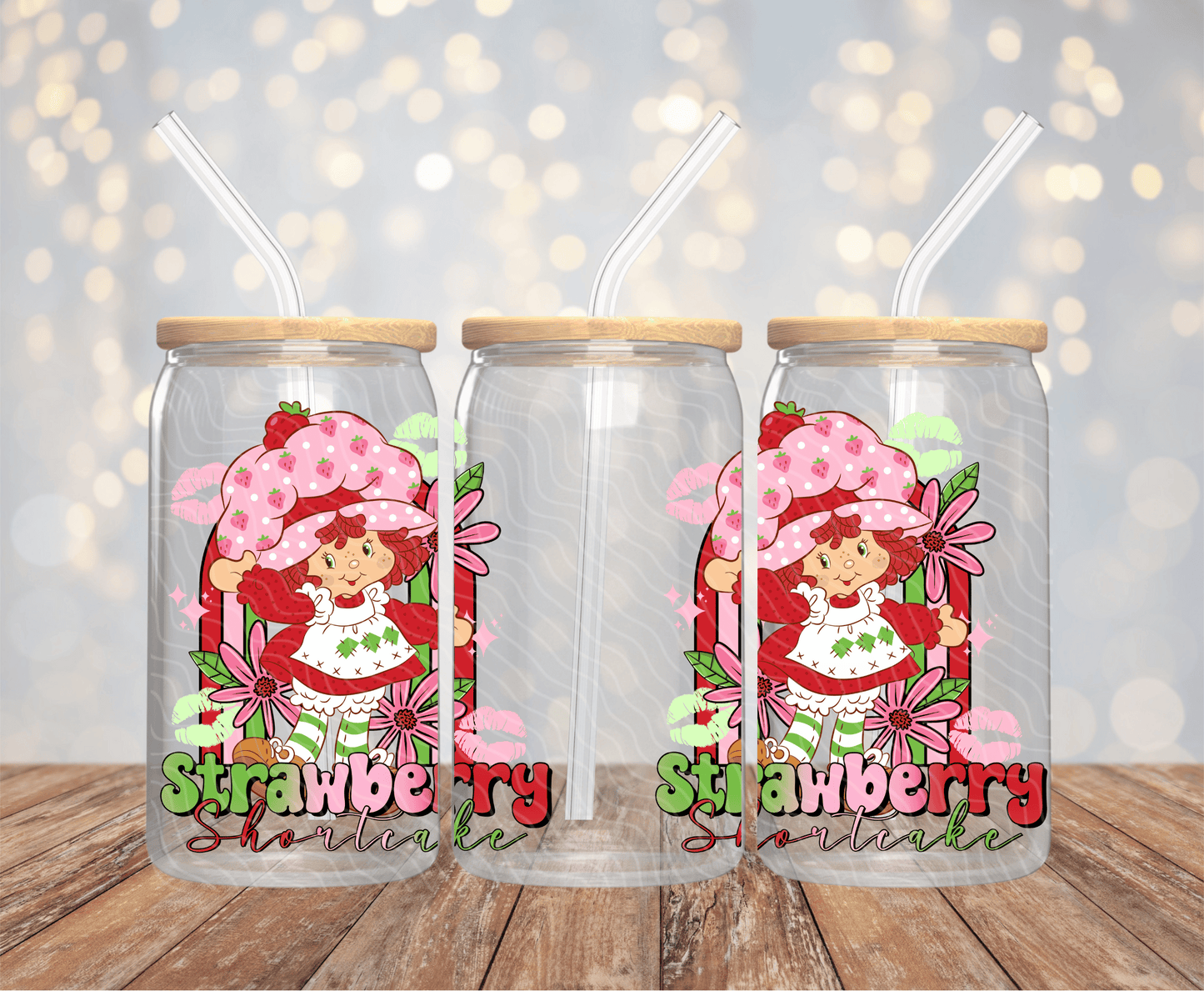 Strawberry - 16OZ UV DTF Wrap