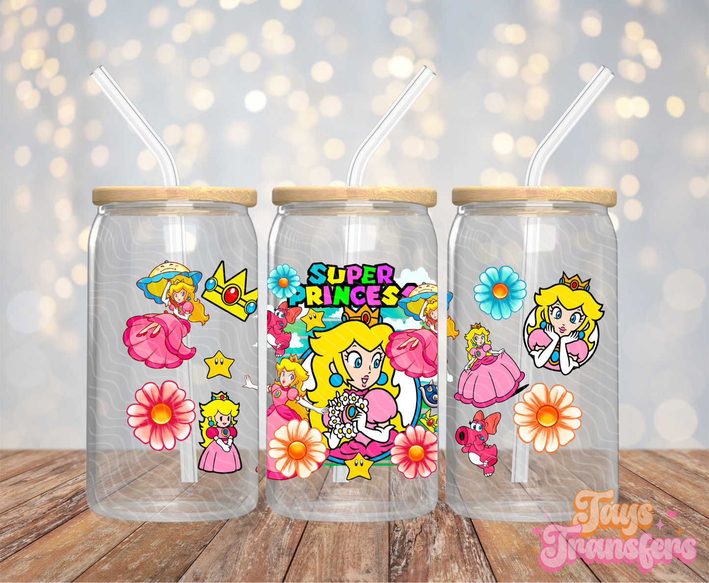 Super Princess - 16OZ UV DTF Wrap