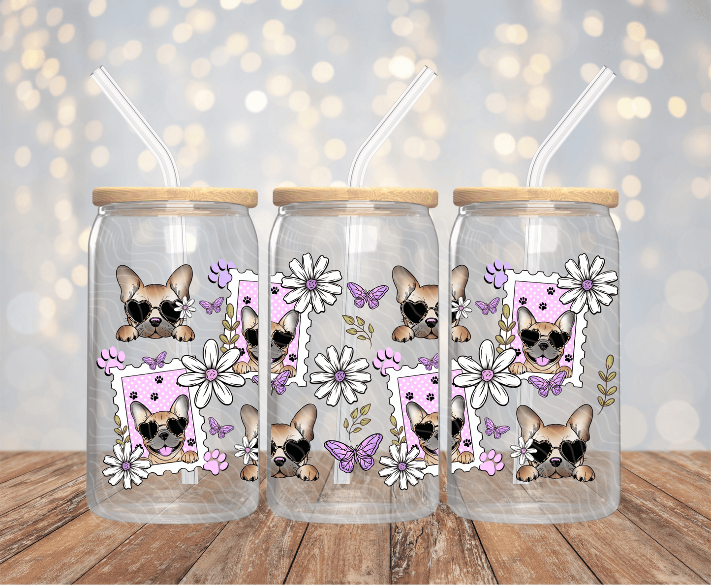 Frenchies - 16OZ UV DTF Wrap