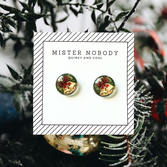 Christmas Bells - Stud Earrings