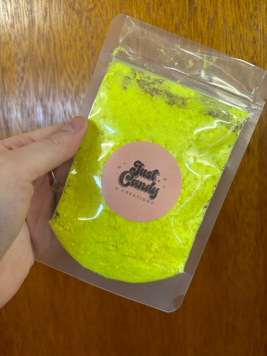 50g Glitter - Neon Yellow