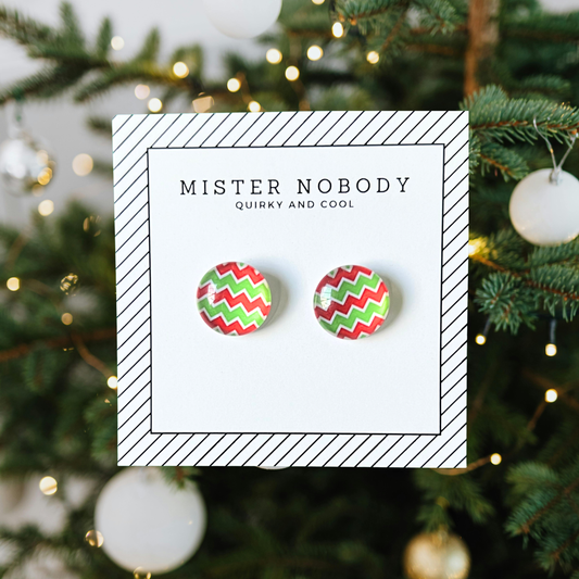 Zig Zag - Stud Earrings