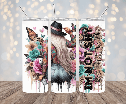 I'm Not Shy - 20oz Sublimation Tumbler