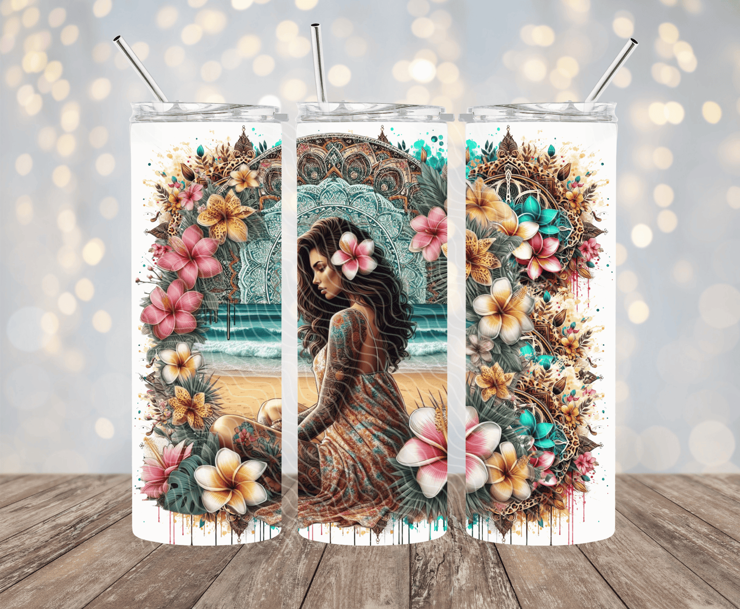 Beach Girl - 20oz Sublimation Tumbler