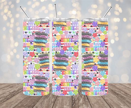 Emotional Support Kindle - 20oz Sublimation Tumbler