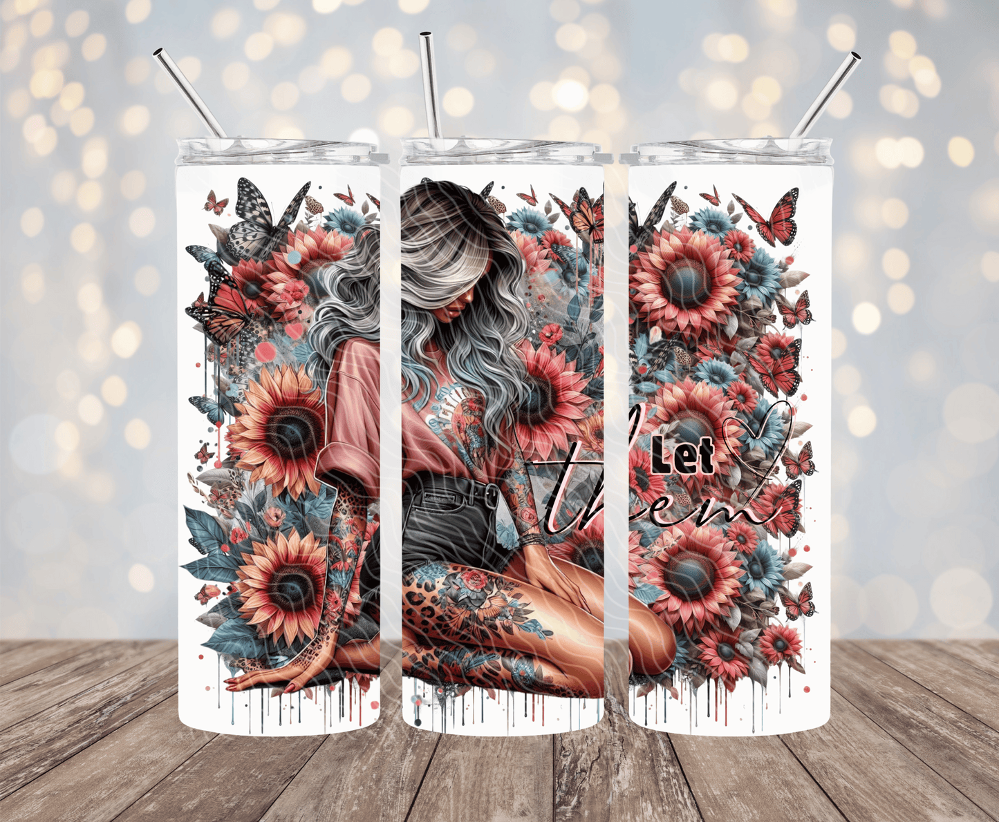 Let Them Girl 2 - 20oz Sublimation Tumbler