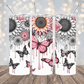 Pink Butterflies Floral - 20oz Sublimation Tumbler
