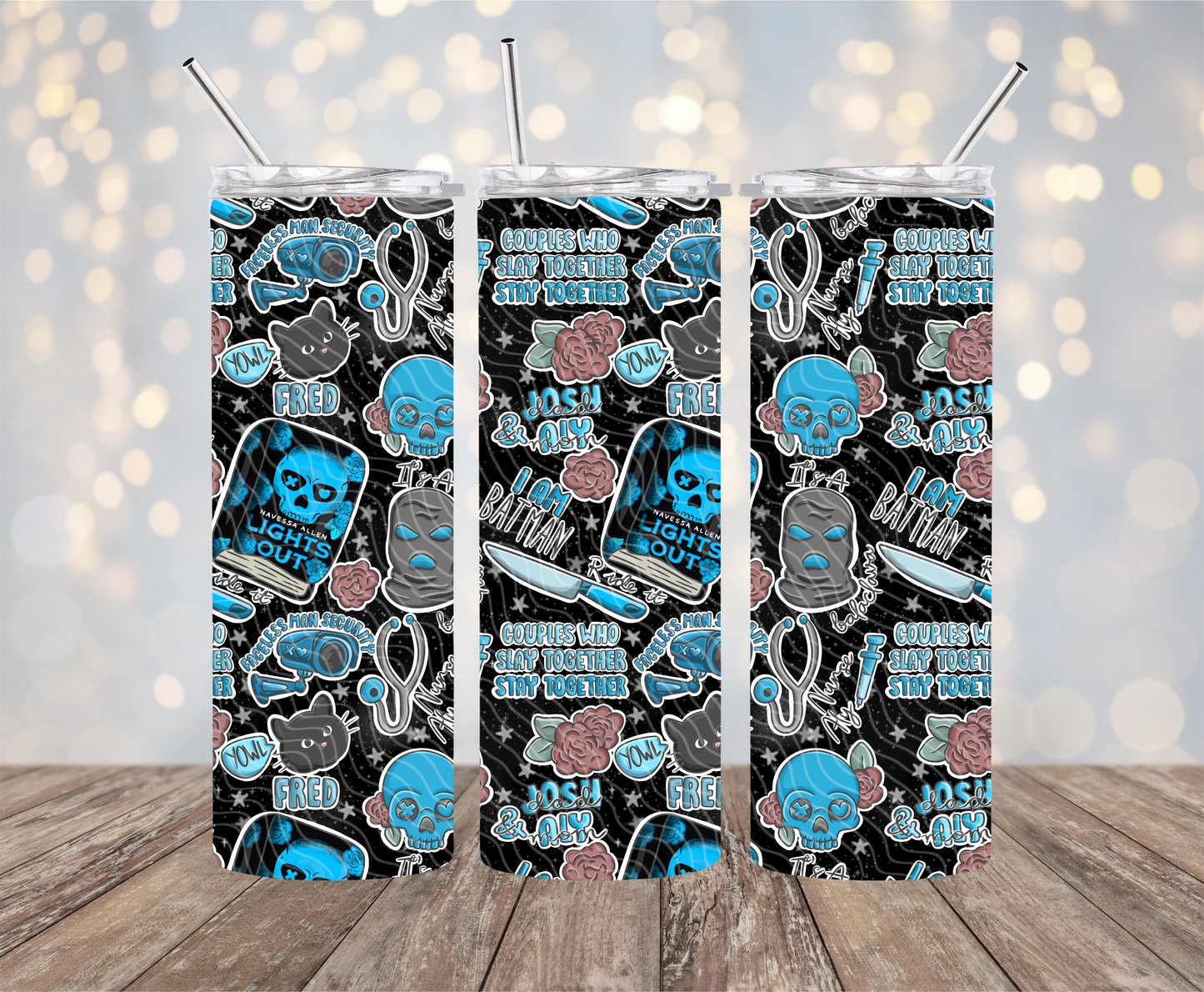 Lights Out - 20oz Sublimation Tumbler