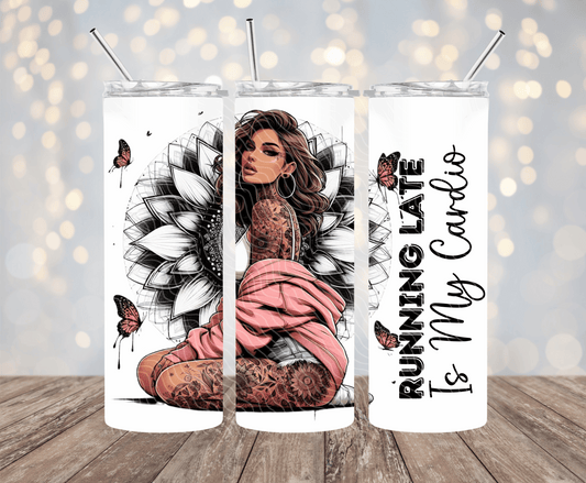 Running Late - 20oz Sublimation Tumbler