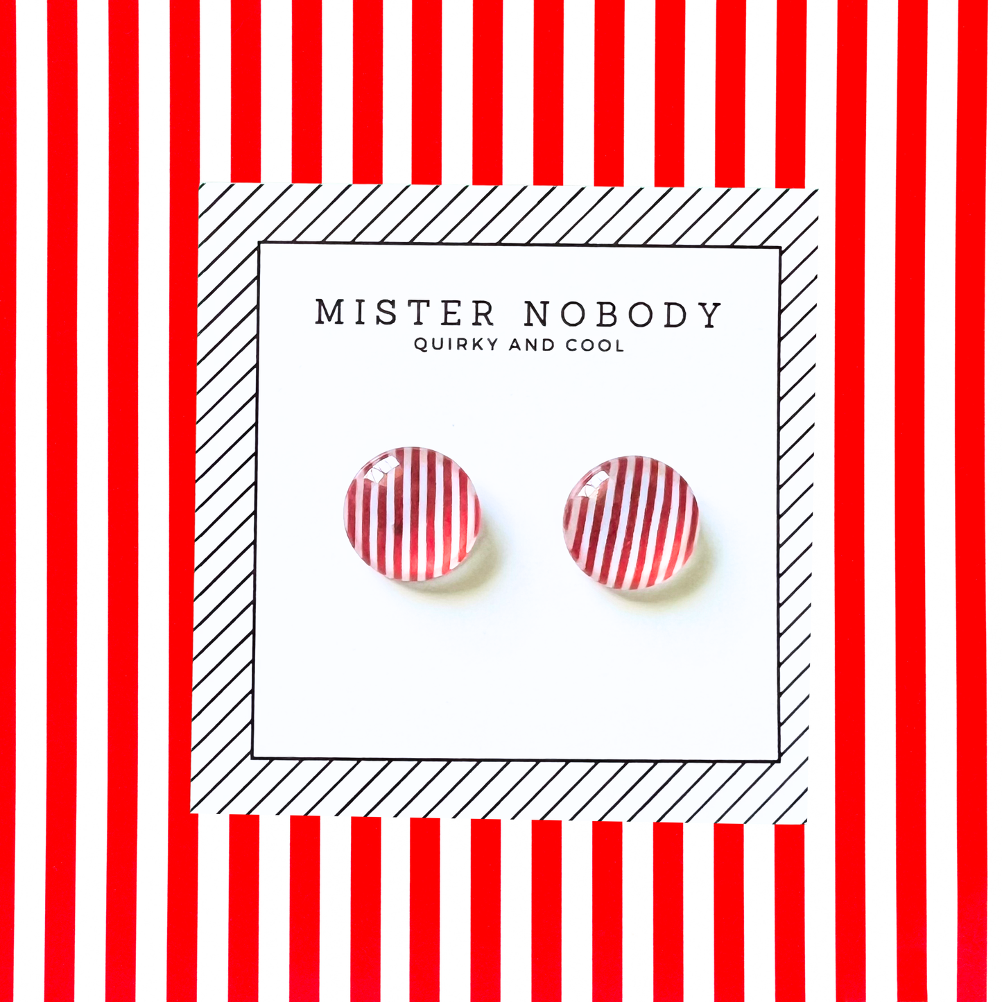 Stripes - Stud Earrings