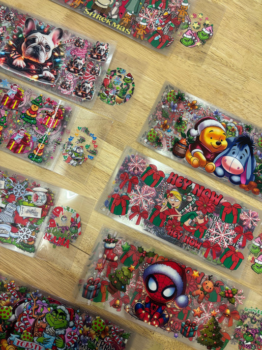 10pcs of 16oz Christmas Wraps