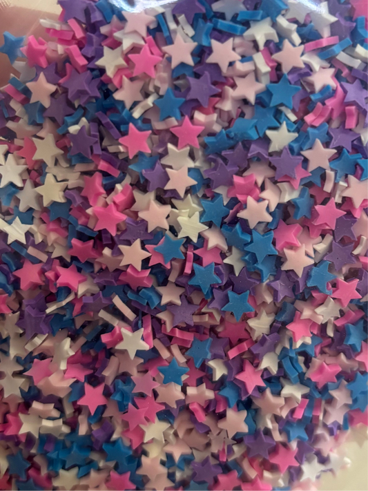 Mixed Stars - 50g Clay Slices