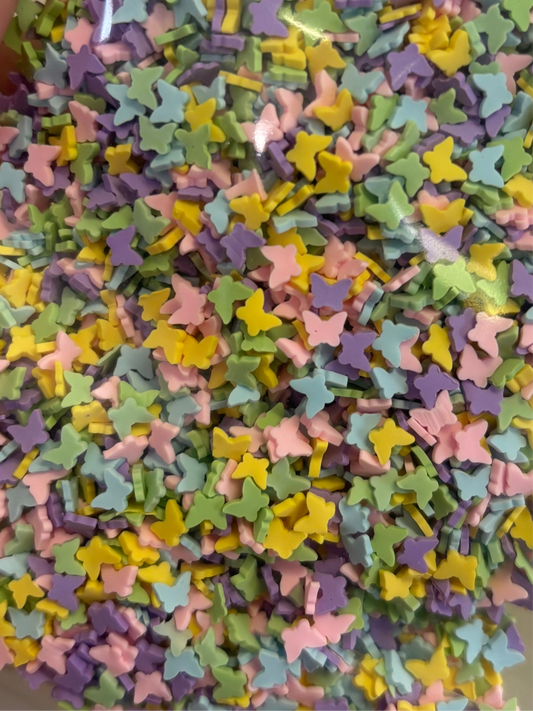 Mixed Butterflies - 50g Clay Slices