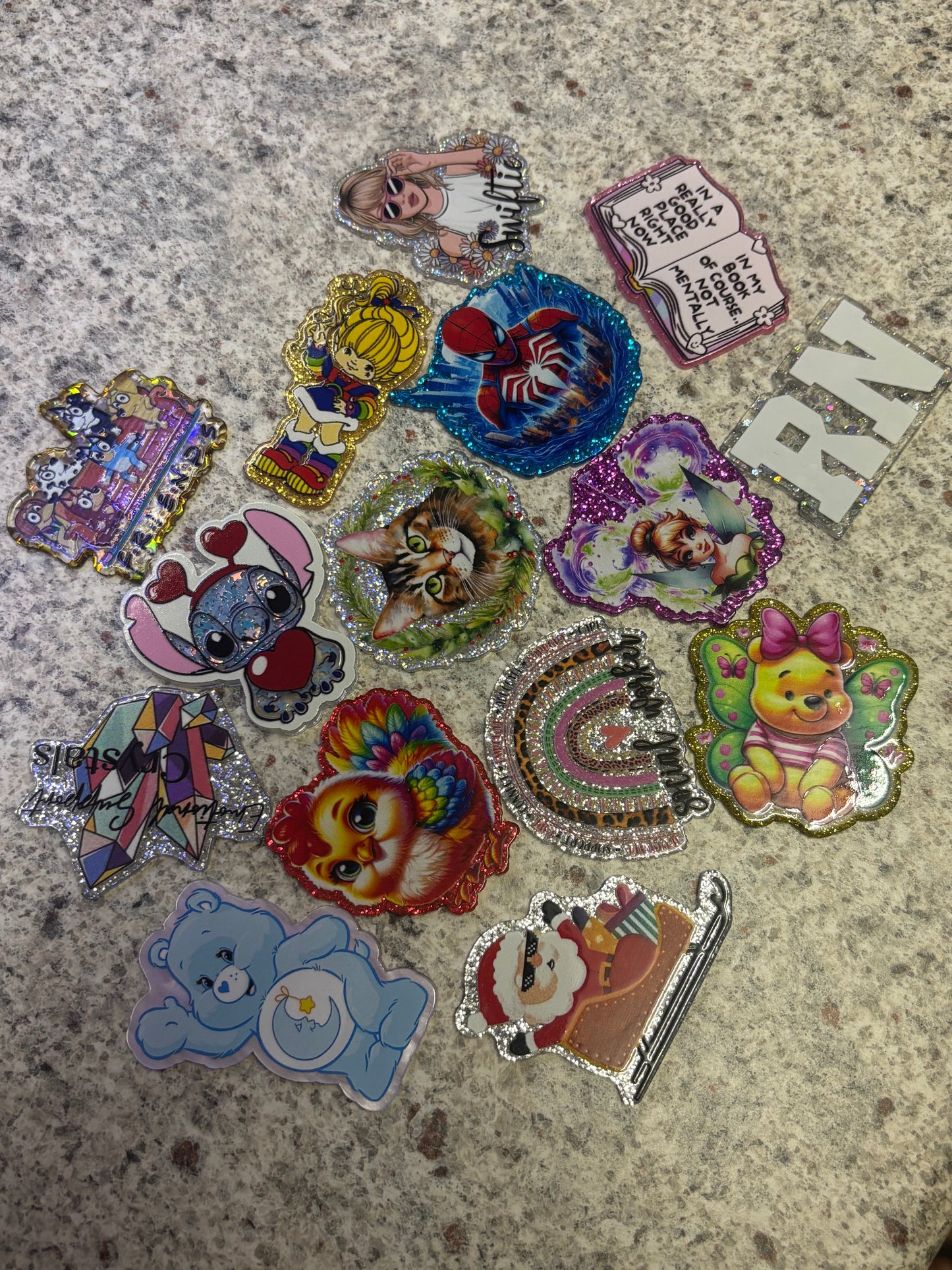 15pcs of Acrylic