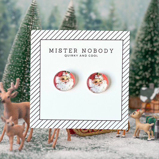 Santa - Stud Earrings