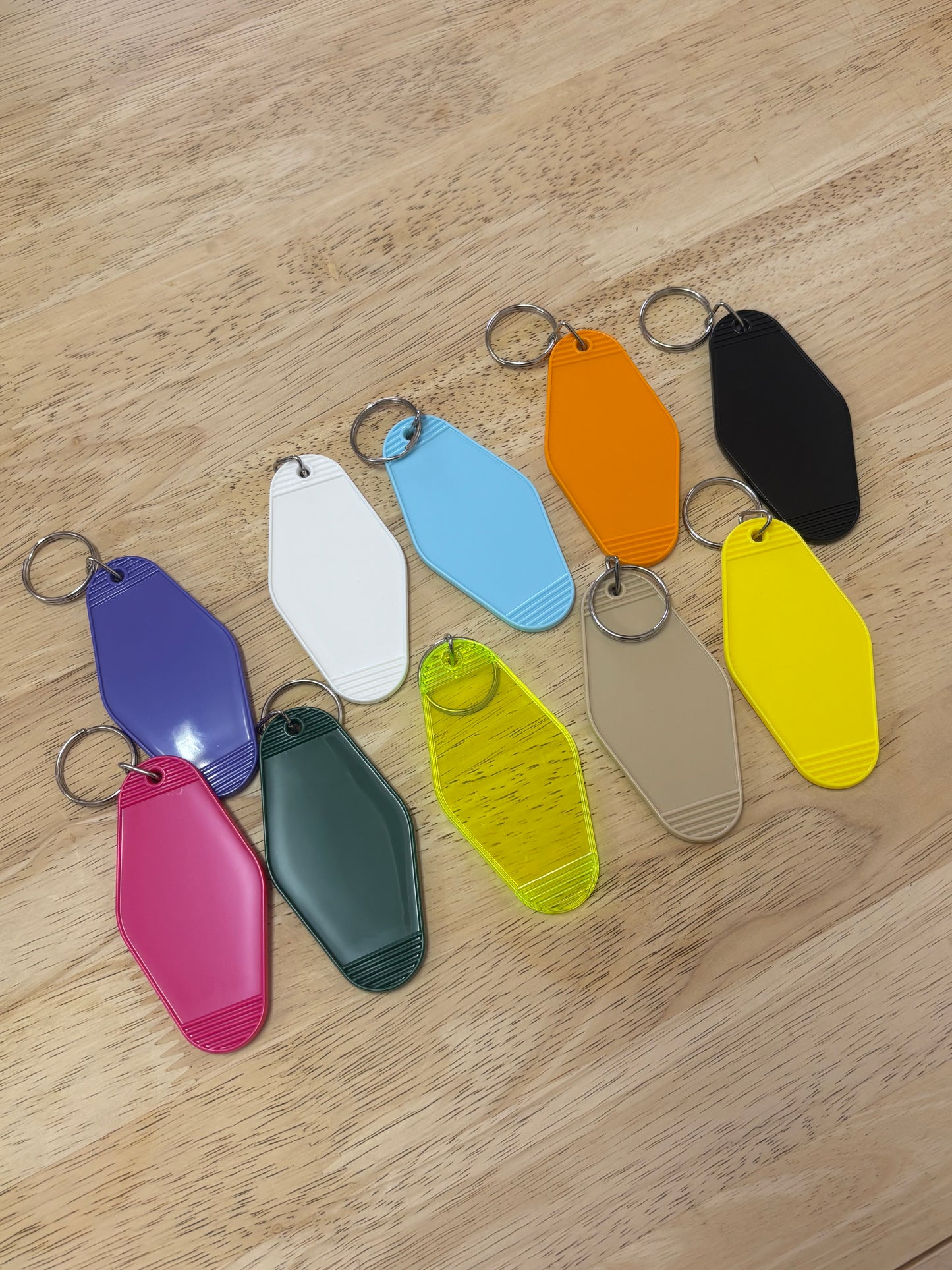 10pcs of Motel Keychains