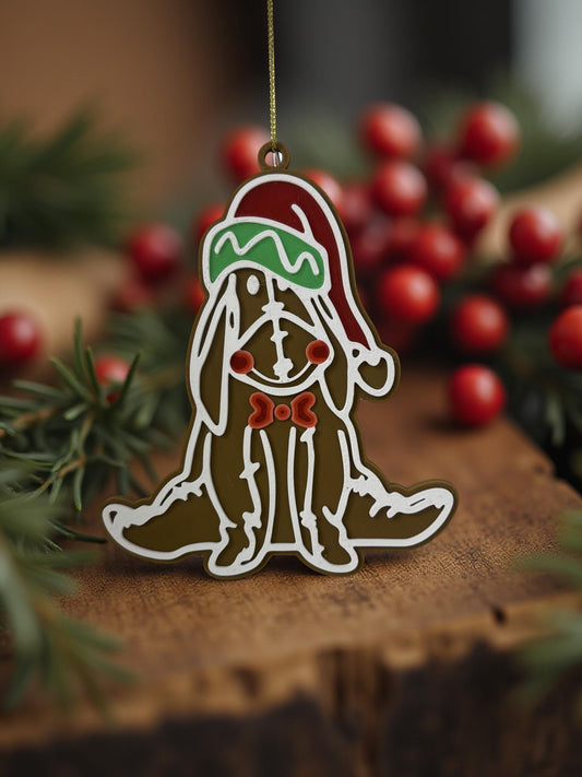 Donkey Gingerbread-Style Ornament