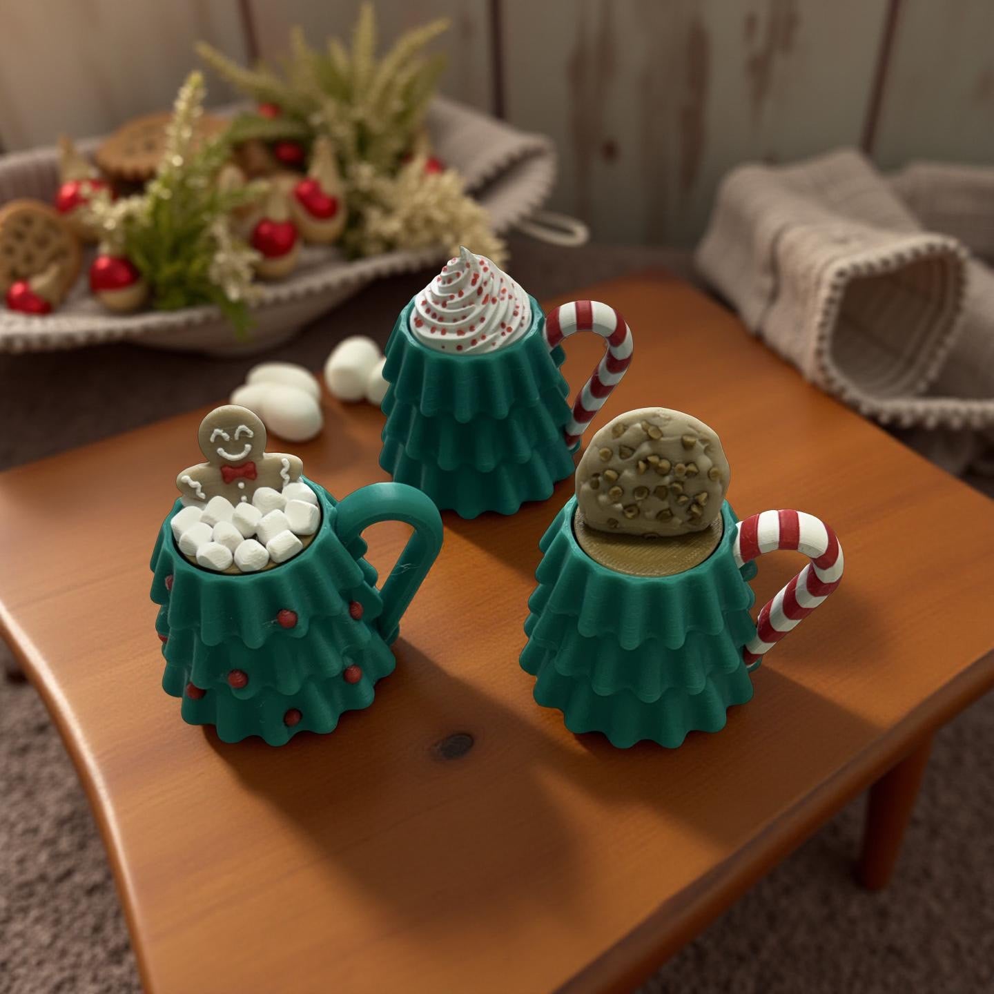 Christmas Mugs Fidget Clicker