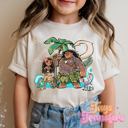 M oana - Kids DTF Transfer