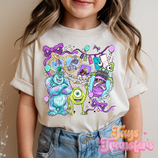 Monsters Locket - Kids DTF Transfer