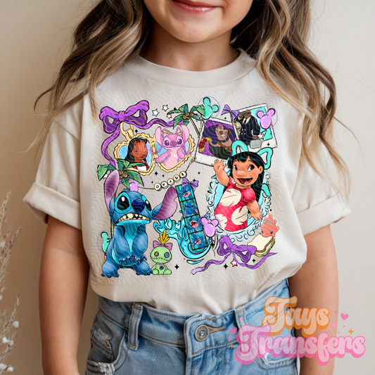 Ohana Locket - Kids DTF Transfer