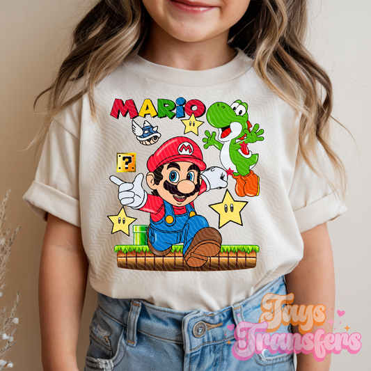 Mario - Kids DTF Transfer