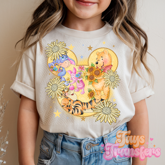 Winnie Head - Kids DTF Transfer