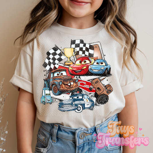 Cars - Kids DTF Transfer
