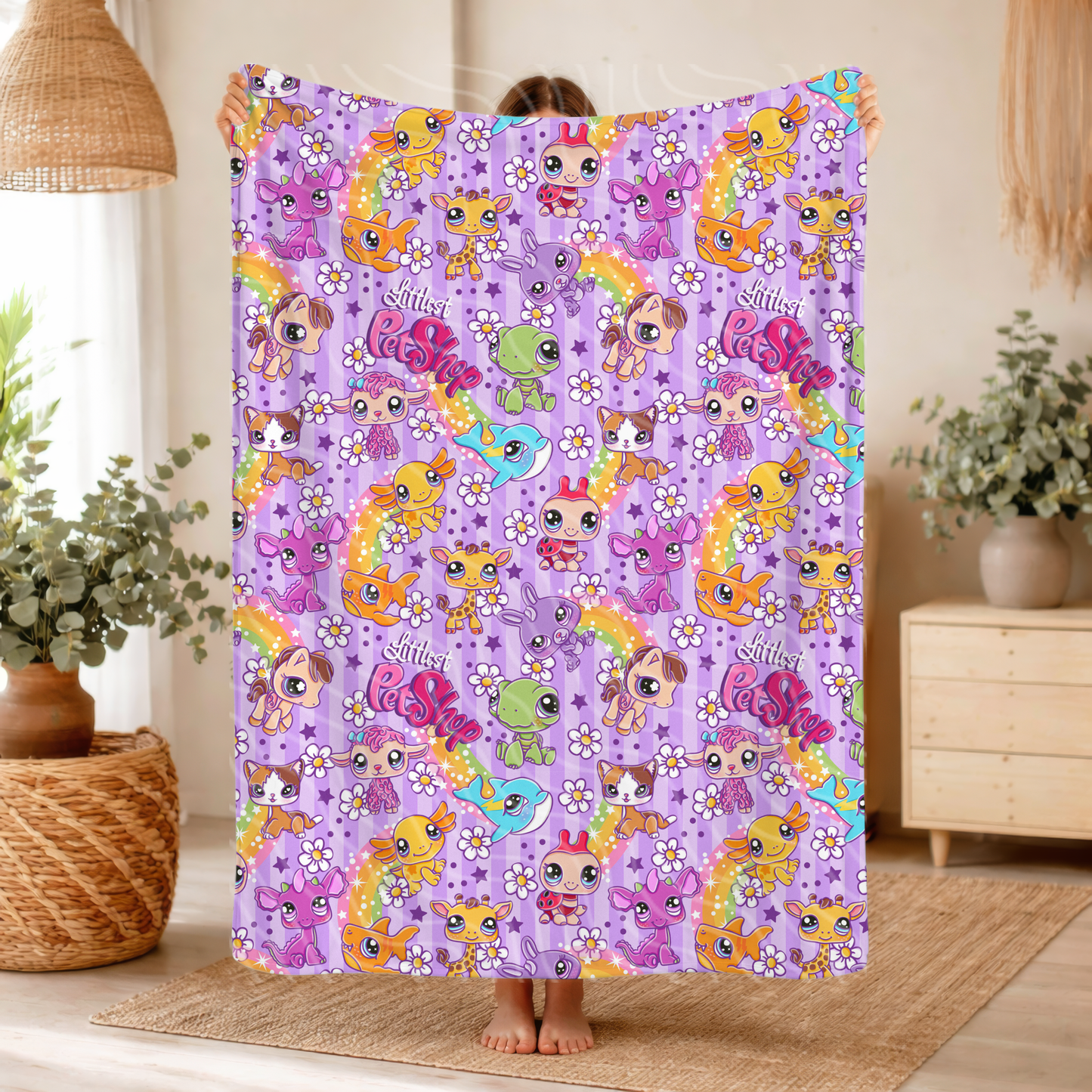 Littl_st P_t Sh_p - Throw Blanket