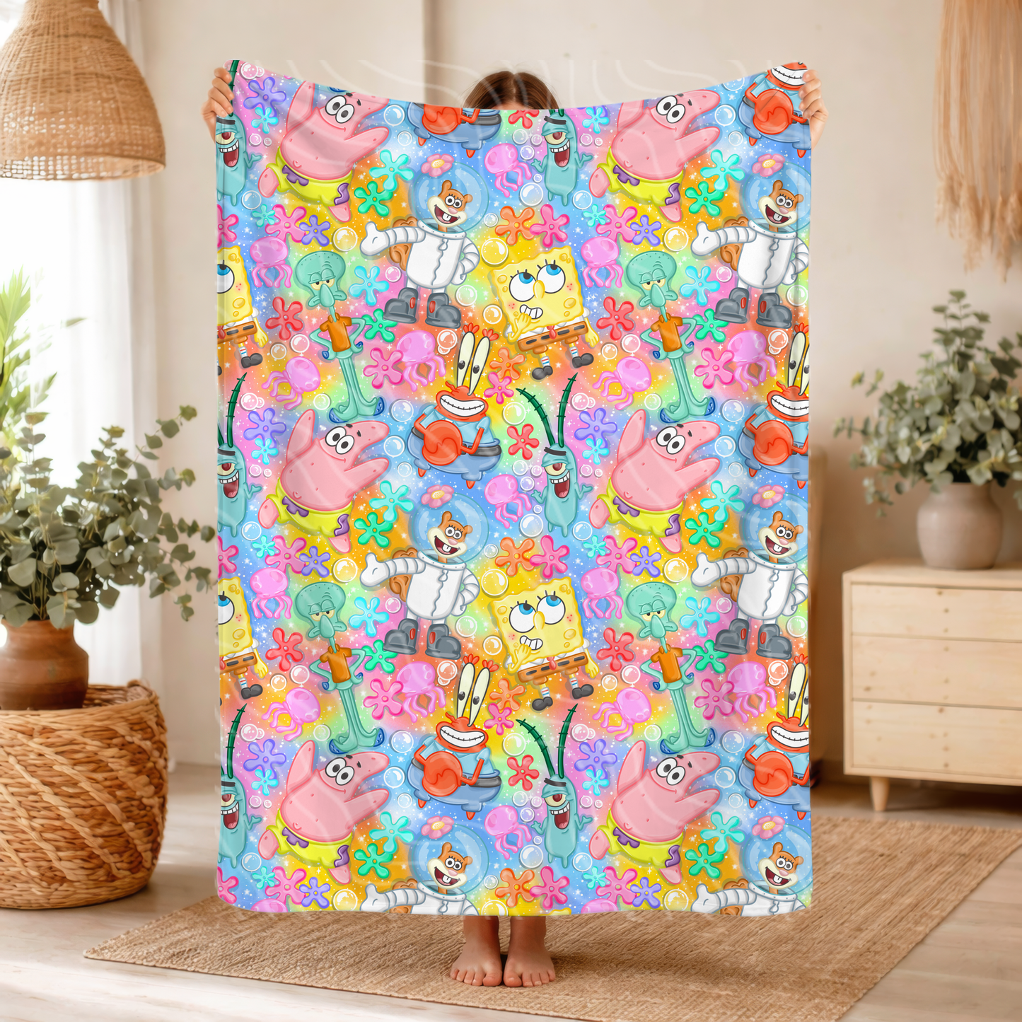 Spong_bob - Throw Blanket