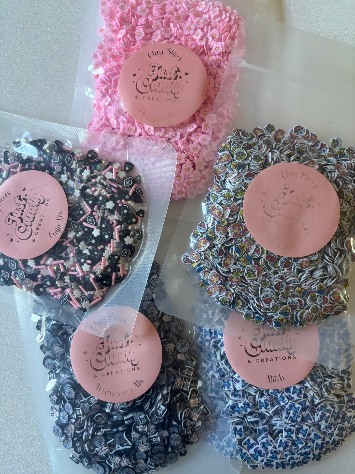 5 x 50g Bags of Clay Slices