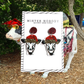 Christmas Cow - Large Dangle Earrings