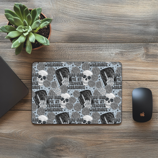 Trigger Warnings - Mouse Pad