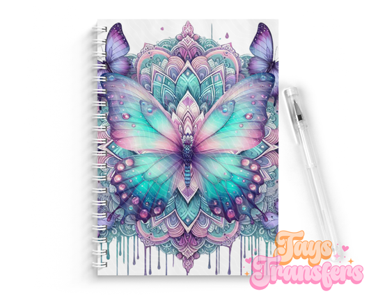 Pastel Butterfly - A5 Decal