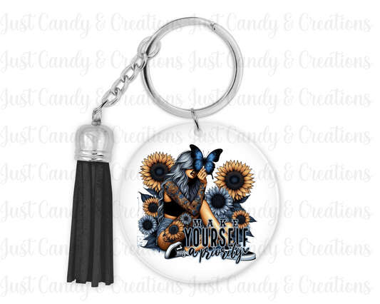 Make Yourself A Priority - Keychain Decal