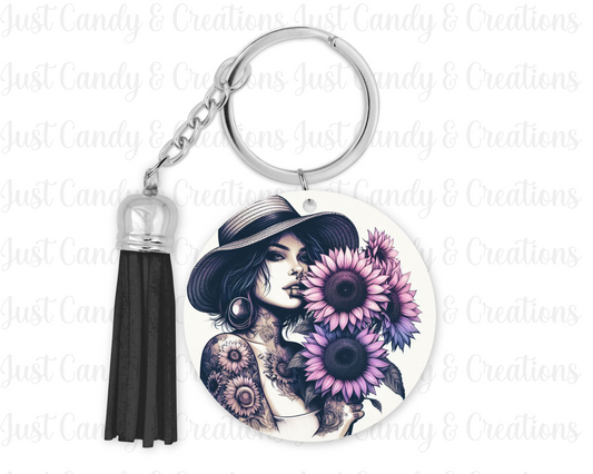 Pastel Girl Keychain Decal