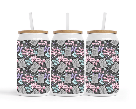 In My Kindle Era - 16oz Stainless Steel Sublimation Can