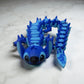 Blue Alien Articulated Large Dragon