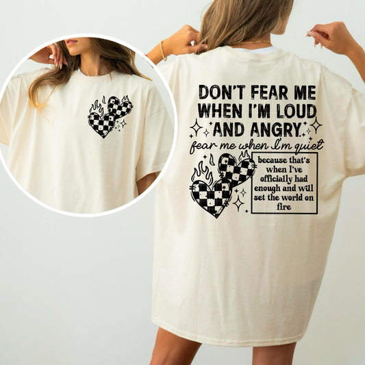 Don't Fear Me - DTF Transfer