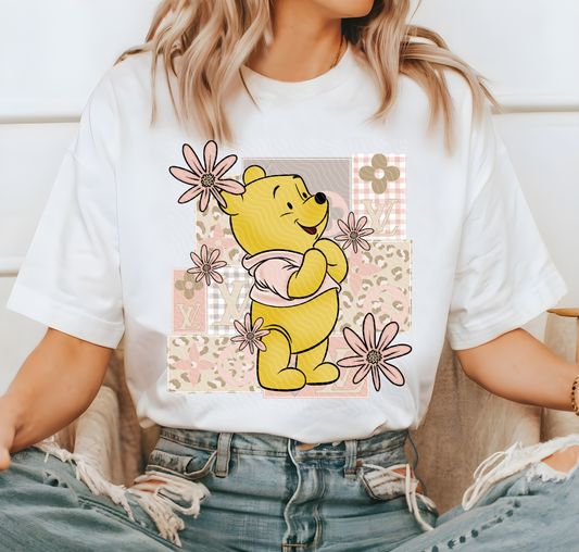 Bear Floral - DTF Transfer